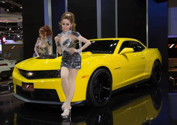 Chevrolet new model presented in Motor Show — Stock Photo, Image