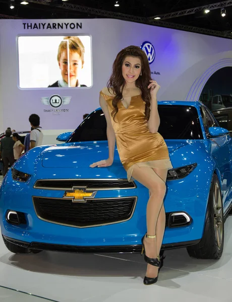 Chevrolet nieuwe modellen gepresenteerd in Motor Show — Stockfoto