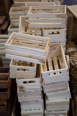 Dikdörtgen planlı ahşap tepsi