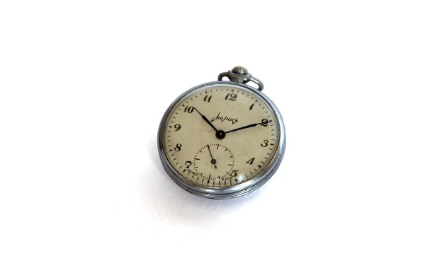 Vintage Taschenuhr molnija — Stockfoto