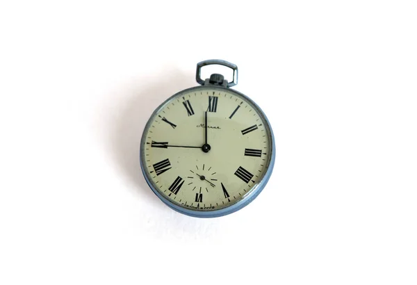 Vintage pocket watch Molnija — Stock Photo, Image