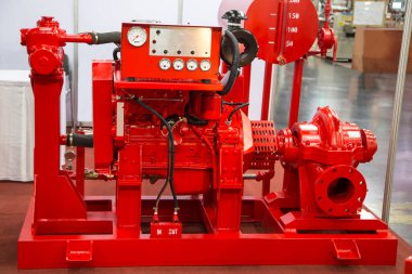 Sanayi kızak monte yangın pompası motor seti