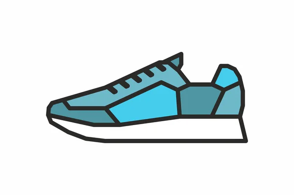 Sneakers vector icono — Archivo Imágenes Vectoriales