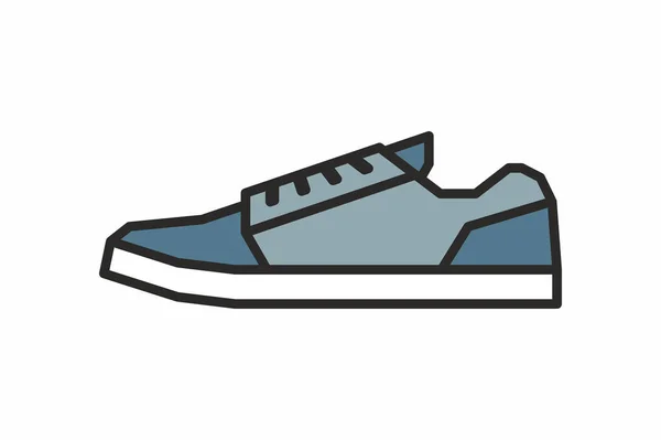 Sneakers vector icono — Archivo Imágenes Vectoriales
