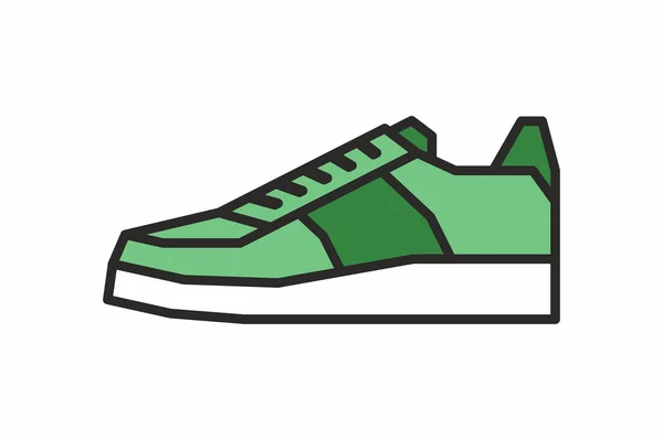 Sneakers vector icono — Archivo Imágenes Vectoriales