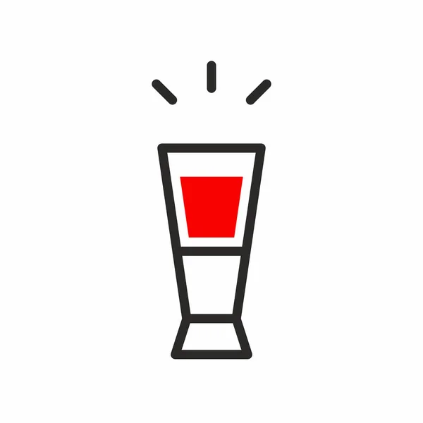 Ícone de tiro Cocktail —  Vetores de Stock