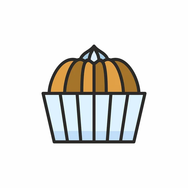 Cupcakes vector pictogram — Stockvector