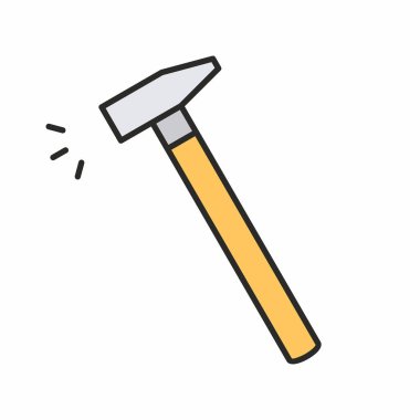 çekiç vektör simgesi