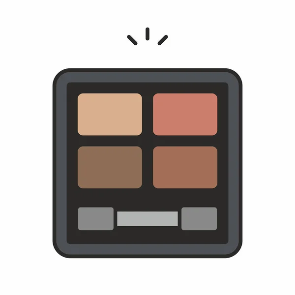 Icono de polvo facial — Vector de stock