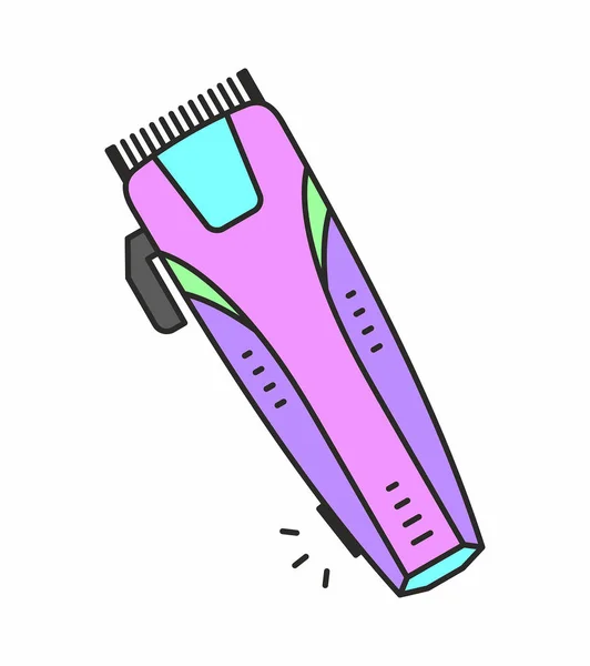Elektrikli tıraş makinesi simgesini — Stok Vektör
