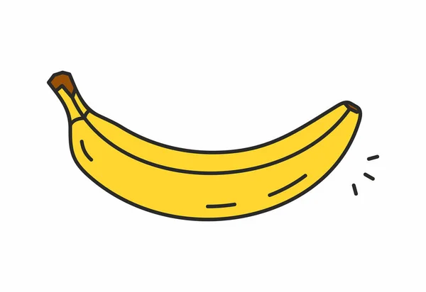 Ícone vetor banana —  Vetores de Stock
