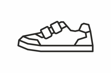Spor ayakkabı vektör simgesi