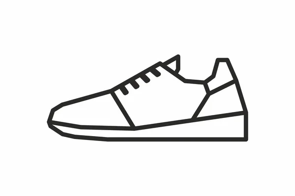 Sneakers vector icono — Archivo Imágenes Vectoriales