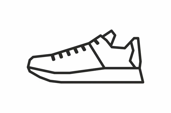 Sneakers icona vettoriale — Vettoriale Stock