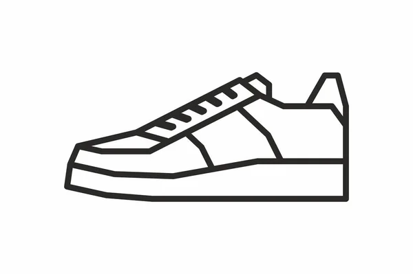 Sneakers vector icon — Stock Vector