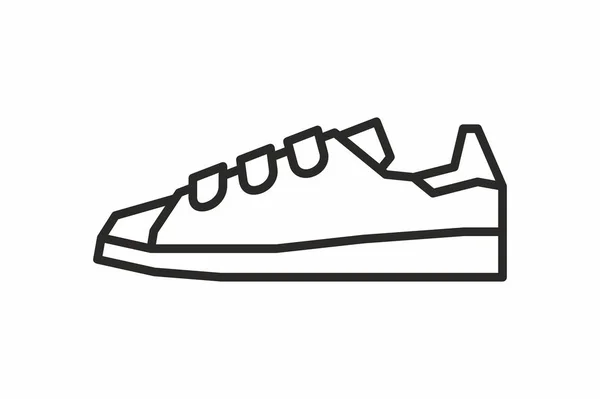 Sneakers vector icono — Vector de stock