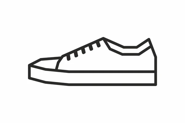 Sneakers vector icono — Archivo Imágenes Vectoriales