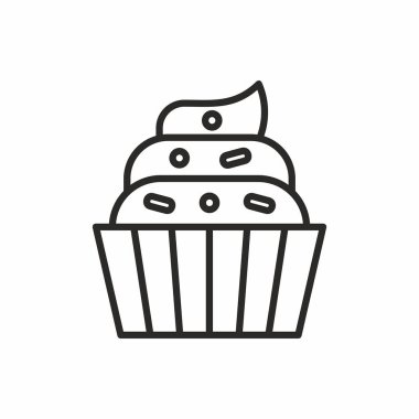 Cupcakes vektör simgesi