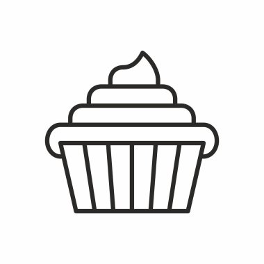 Cupcakes vektör simgesi