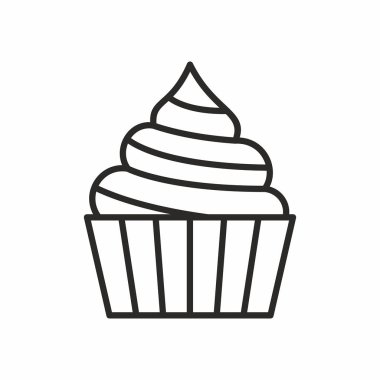 Cupcakes vektör simgesi