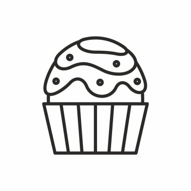 Cupcakes vektör simgesi