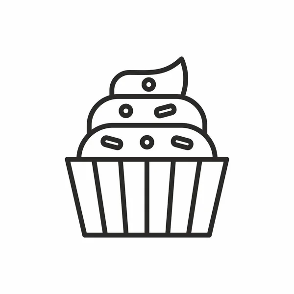 Cupcakes vector pictogram — Stockvector