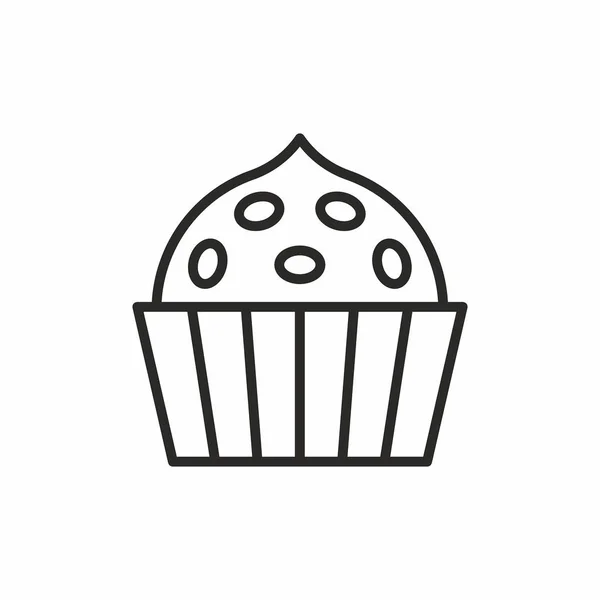 Cupcakes vector icono — Archivo Imágenes Vectoriales
