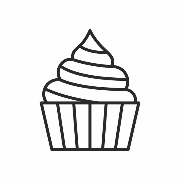 Cupcakes vector pictogram — Stockvector