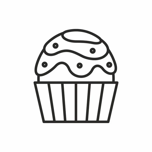 Cupcakes vector icono — Vector de stock