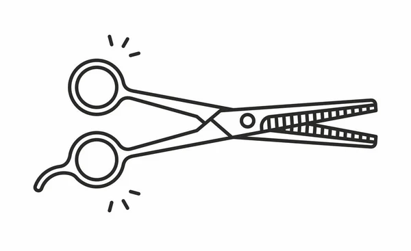 Ikona wektora nożyczek — Wektor stockowy