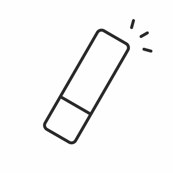 Eraser icône vectorielle — Image vectorielle
