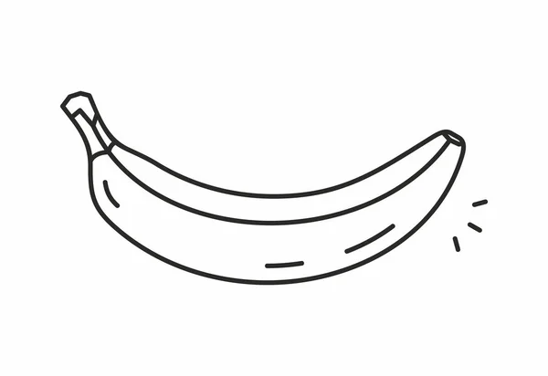 Ícone vetor banana —  Vetores de Stock