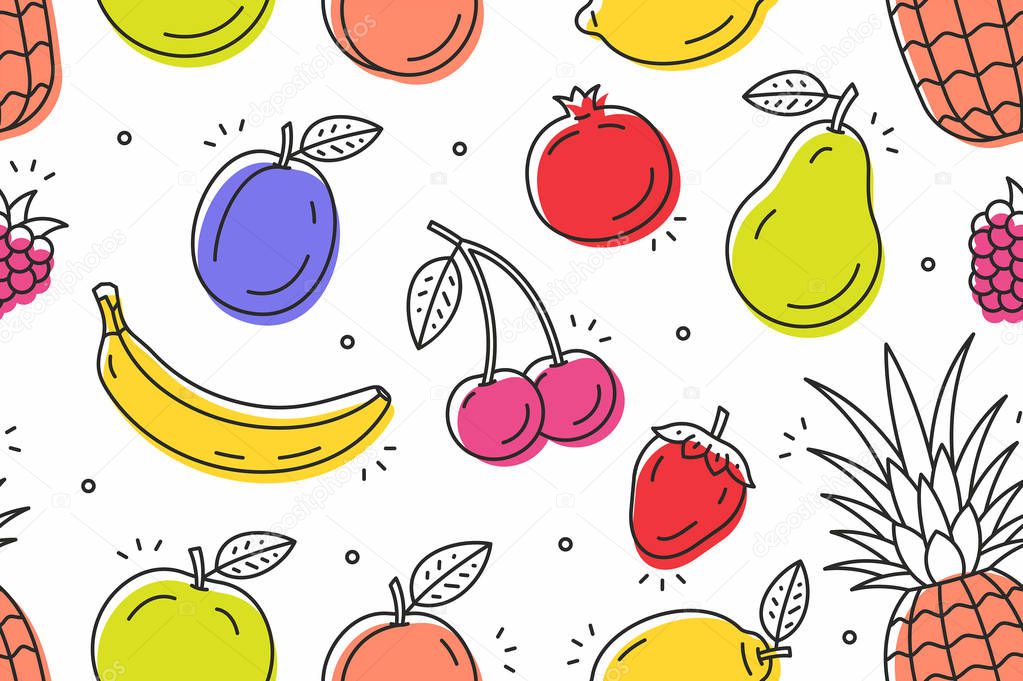 fruits seamless Pattern