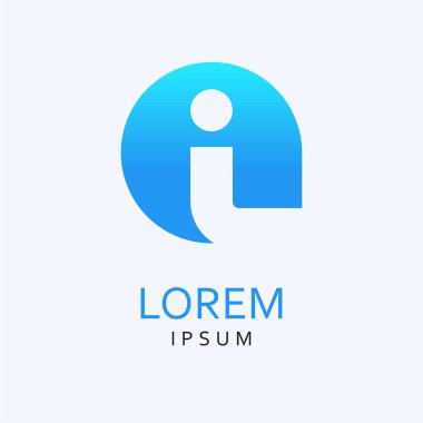 Ben Logo mektubu. Vektör simgesi