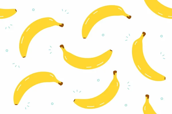 Bananes motif sans couture — Image vectorielle