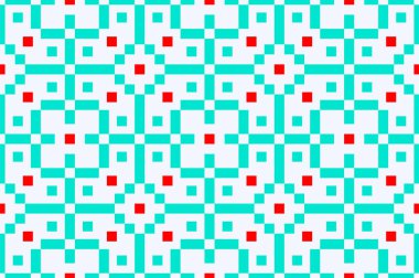 renkli kesintisiz geometrik desen