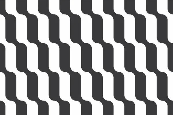 흑인과 백인 완벽 한 기하학적 패턴 — 스톡 벡터