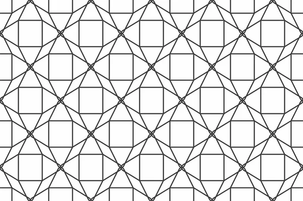 선형으로 완벽 한 기하학적 인 패턴 — 스톡 벡터