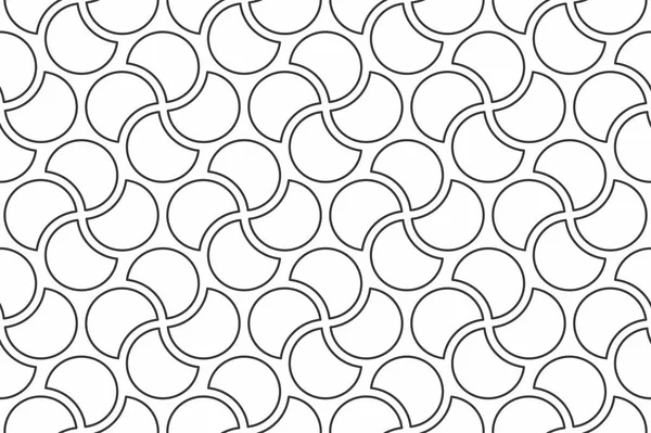 線形の幾何学的なシームレス パターン — ストックベクタ