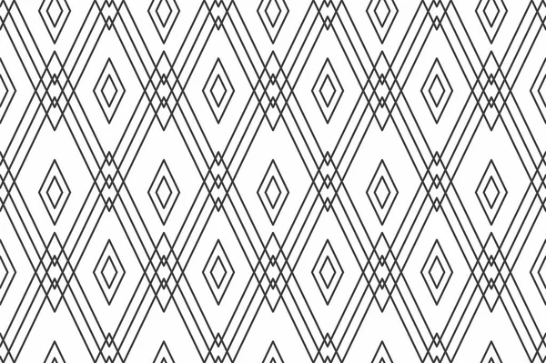 Modèle géométrique sans couture avec linéaire — Image vectorielle