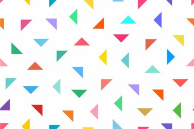 renkli kesintisiz geometrik desen