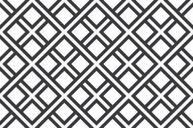 siyah-beyaz kesintisiz geometrik desen