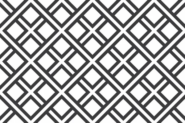 Чорно-білий безшовний геометричний візерунок — стоковий вектор