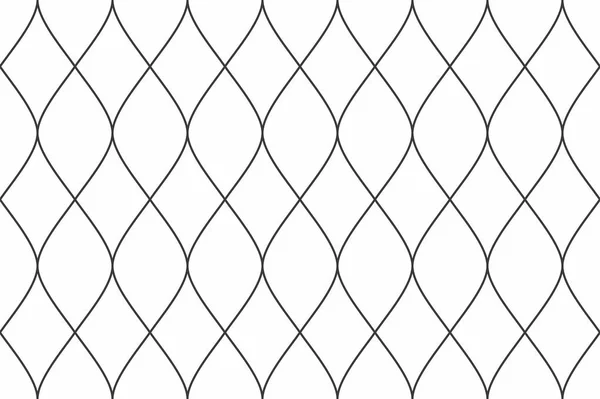 Geometrisches nahtloses Muster mit linearen — Stockvektor