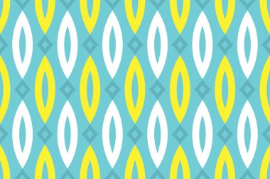 renkli kesintisiz geometrik desen