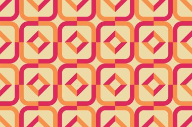 renkli kesintisiz geometrik desen