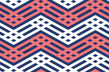 renkli kesintisiz geometrik desen