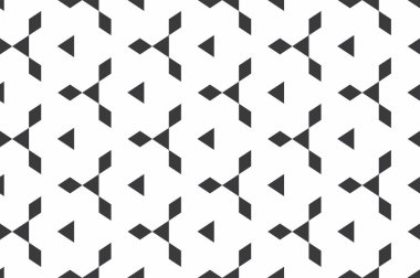  siyah-beyaz kesintisiz geometrik desen