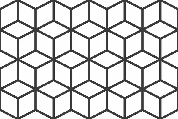 黒と白のシームレスな幾何学模様 — ストックベクタ
