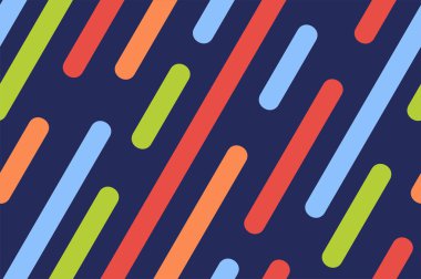 renkli kesintisiz geometrik desen